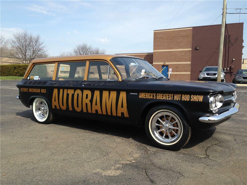 1961 CHEVROLET CORVAIR CUSTOM WAGON - Side Profile - 176924