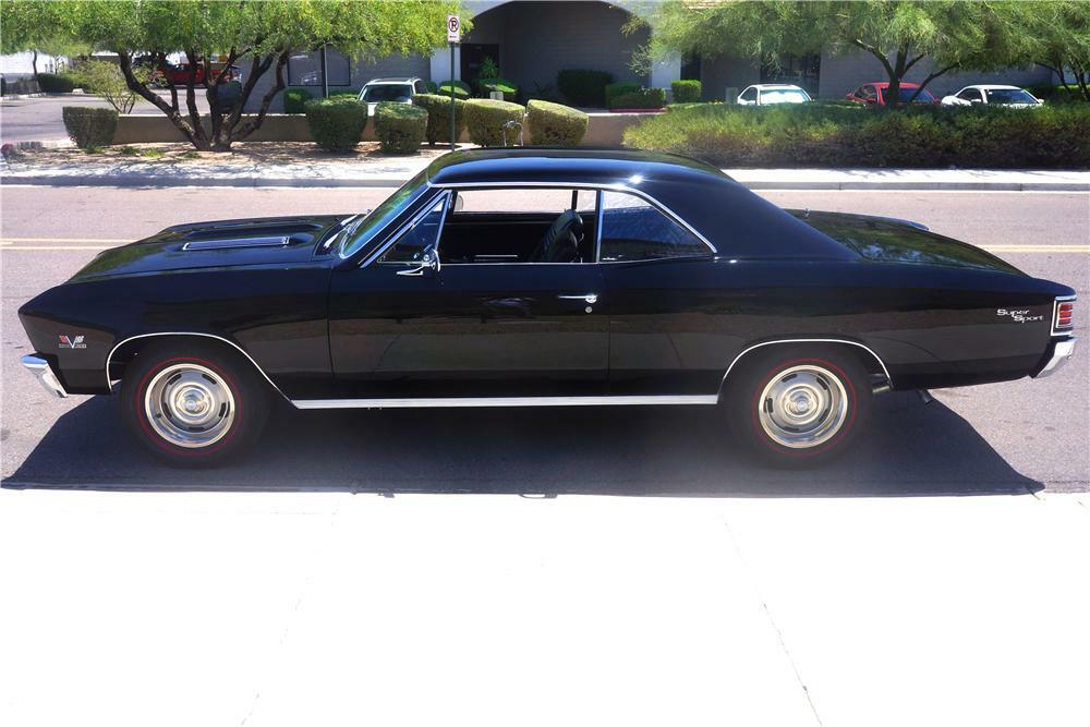 1967 CHEVROLET CHEVELLE SS 396 2 DOOR HARDTOP - Side Profile - 176936