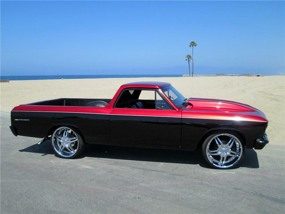 1966 CHEVROLET EL CAMINO CUSTOM PICKUP - Side Profile - 176941
