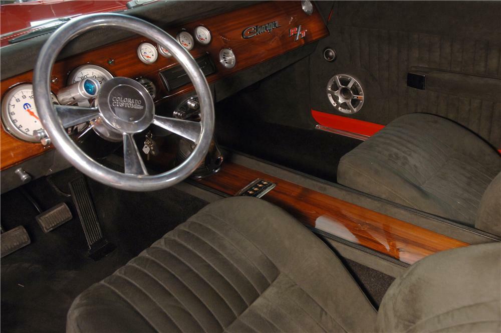 1968 DODGE CHARGER R/T CUSTOM 2 DOOR HARDTOP - Interior - 177013