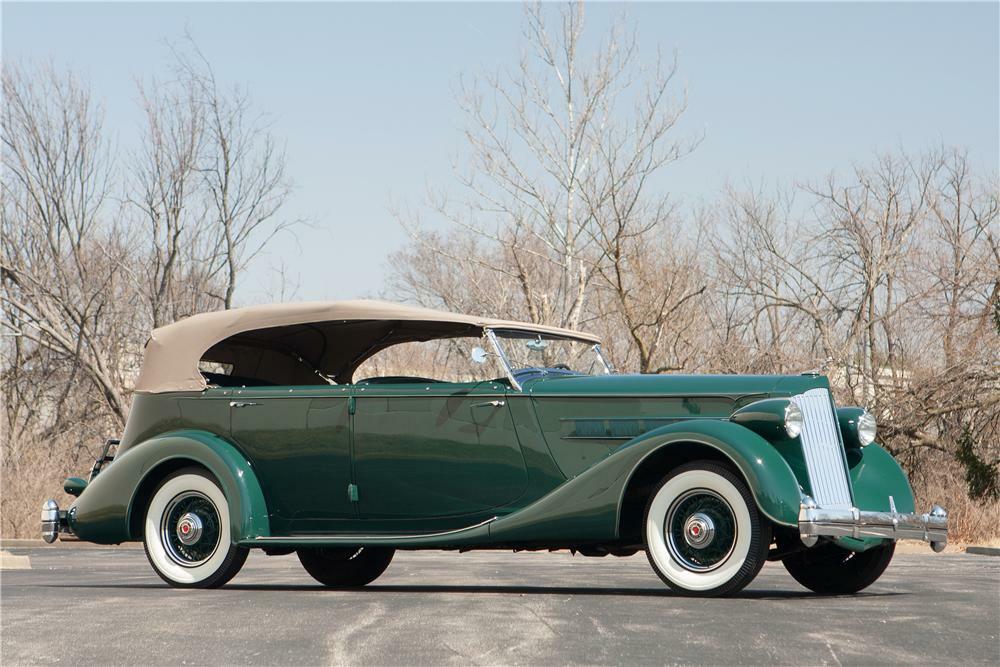 1936 PACKARD EIGHT PHAETON - Front 3/4 - 177046