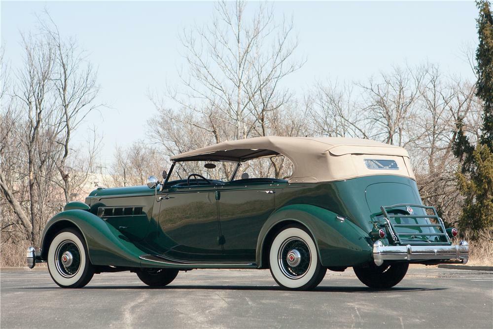1936 PACKARD EIGHT PHAETON - Rear 3/4 - 177046