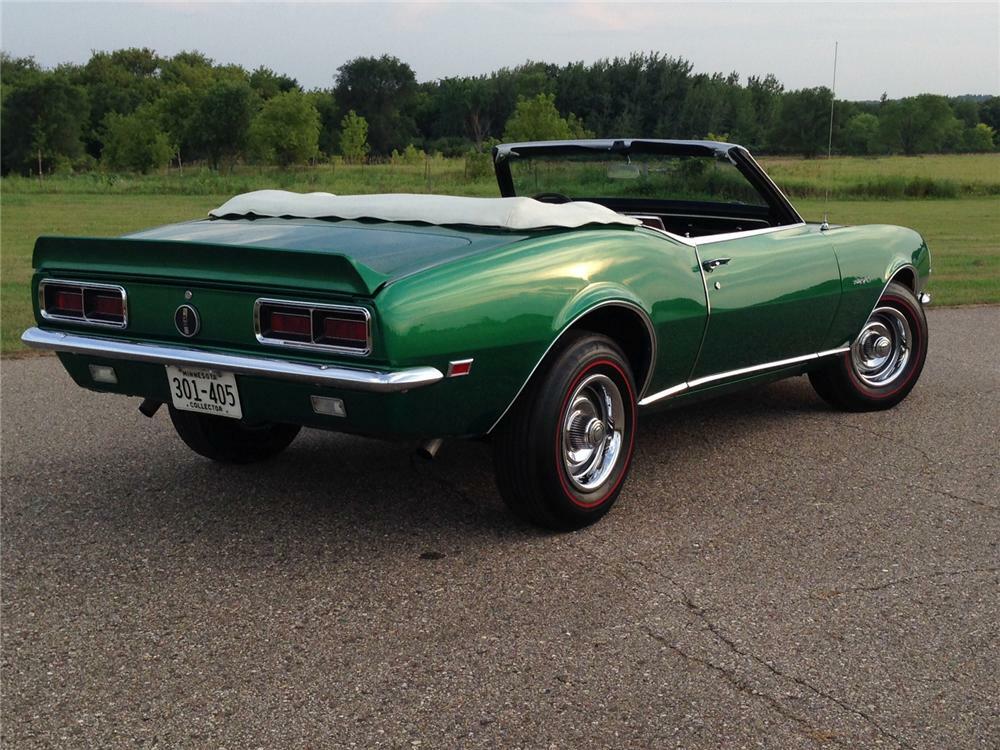 1968 Chevrolet Camaro Rs Convertible