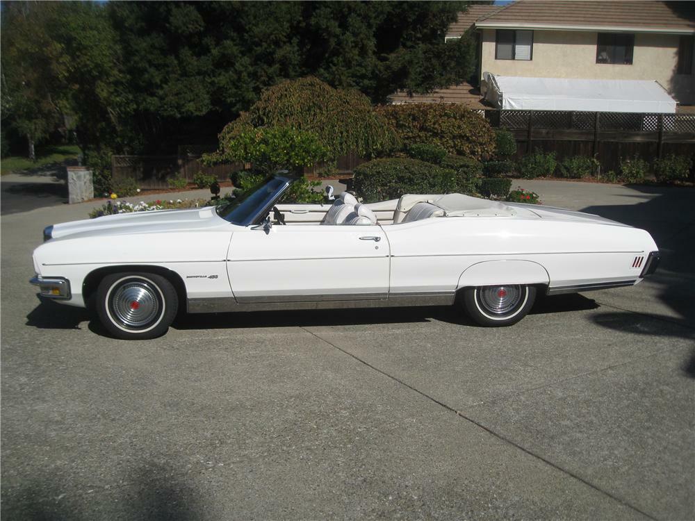 1970 PONTIAC BONNEVILLE CONVERTIBLE - Side Profile - 177136