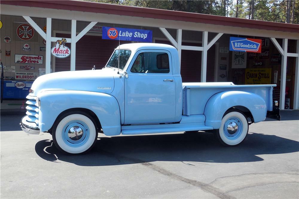 1952 CHEVROLET PICKUP - Side Profile - 177173
