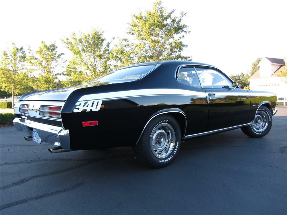1972 PLYMOUTH DUSTER 2 DOOR HARDTOP - Rear 3/4 - 177323
