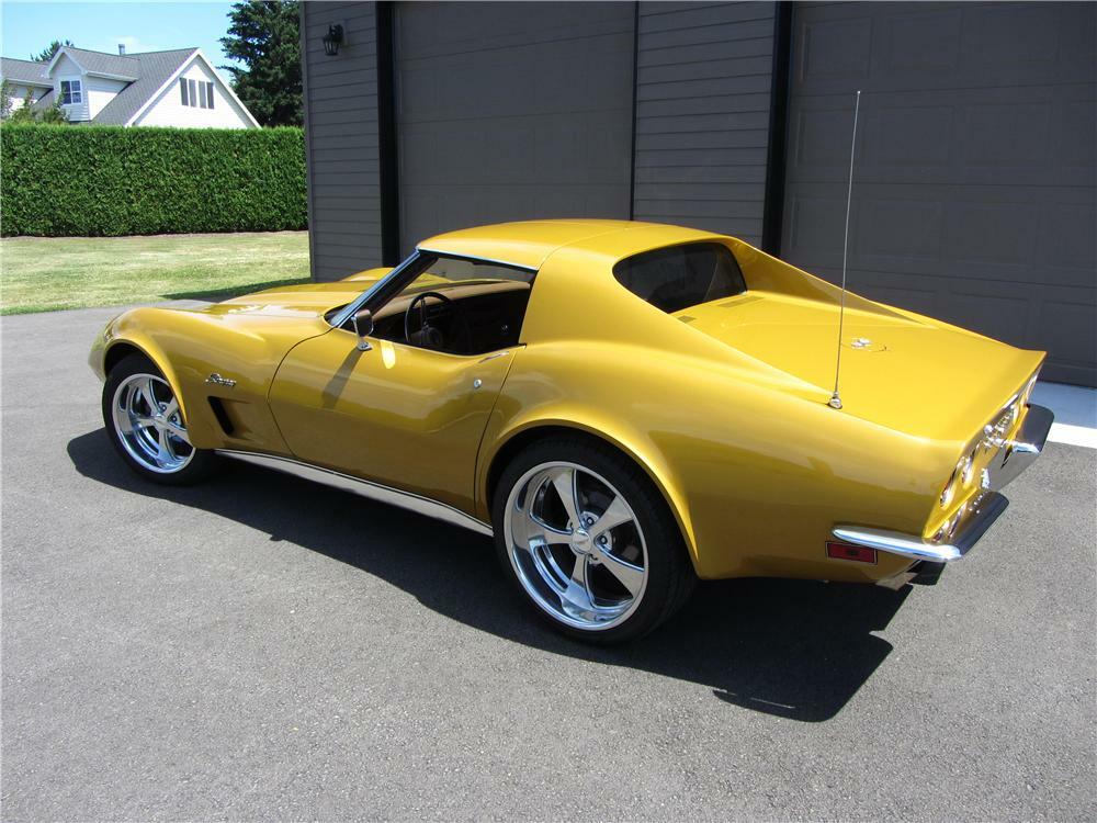 1973 CHEVROLET CORVETTE CUSTOM 2 DOOR COUPE - Rear 3/4 - 177328
