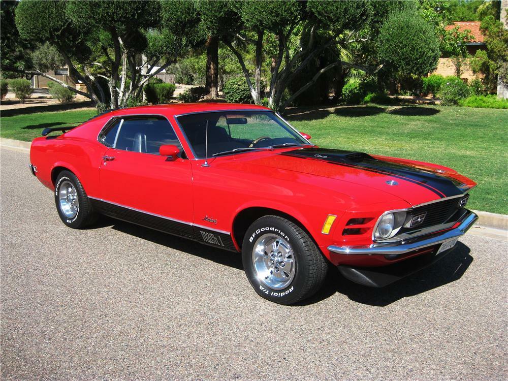 1970 FORD MUSTANG MACH 1 FASTBACK - Front 3/4 - 177402