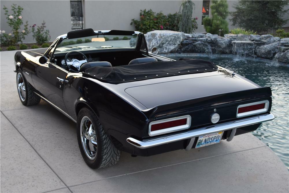 1967 CHEVROLET CAMARO RS CUSTOM CONVERTIBLE - Rear 3/4 - 177406