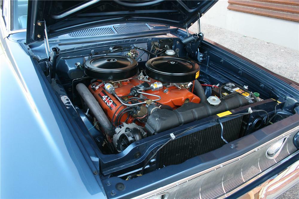 1962 PLYMOUTH FURY CUSTOM 2 DOOR HARDTOP - Engine - 177411