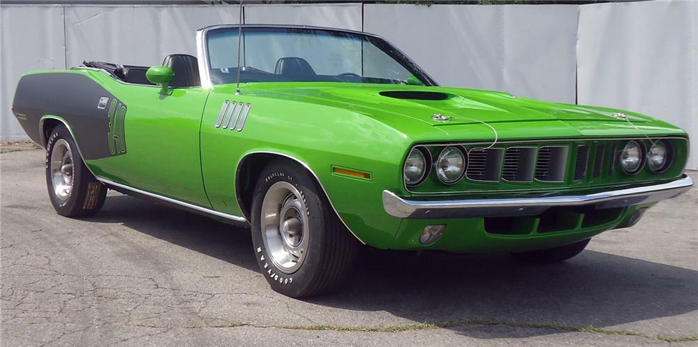 1971 Plymouth Cuda Convertible Colorado springs, colorado, united states.
