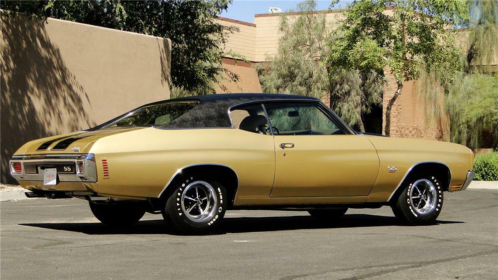 1970 CHEVROLET CHEVELLE SS LS6 2 DOOR COUPE - Rear 3/4 - 177463