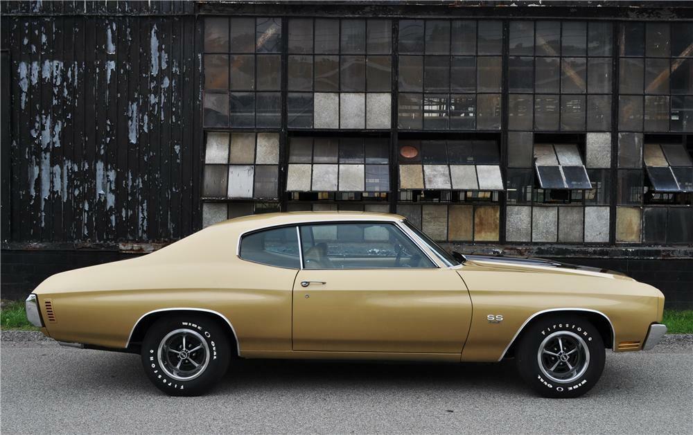 1970 CHEVROLET CHEVELLE SS 396 2 DOOR COUPE - Side Profile - 177569