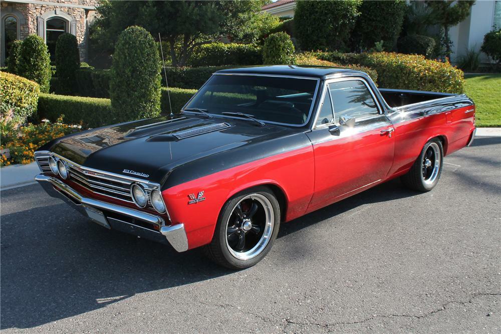 1967 CHEVROLET EL CAMINO CUSTOM PICKUP - Front 3/4 - 177686