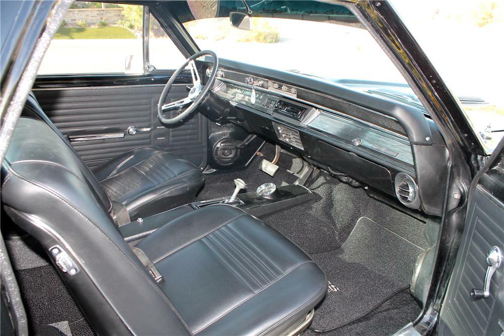 1967 CHEVROLET EL CAMINO CUSTOM PICKUP - Interior - 177686