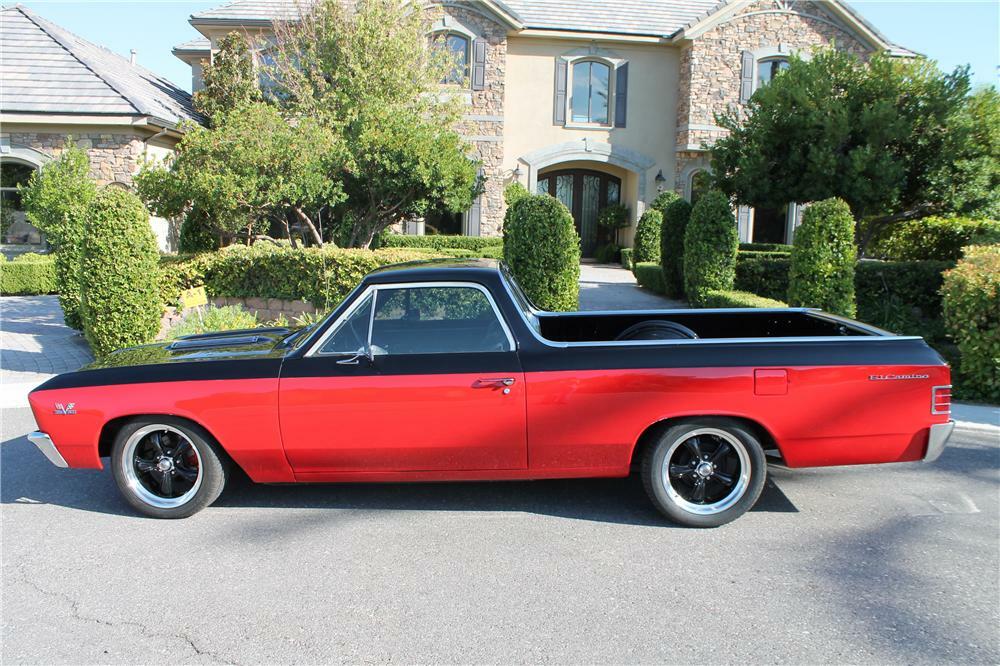 1967 CHEVROLET EL CAMINO CUSTOM PICKUP - Side Profile - 177686
