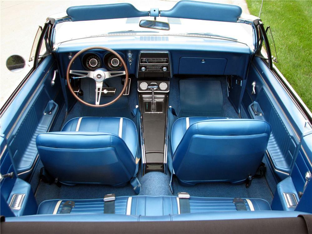 1967 CHEVROLET CAMARO RS PACE CAR CONVERTIBLE - Interior - 178030