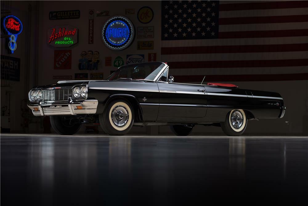 1964 CHEVROLET IMPALA SS 409 CONVERTIBLE - Front 3/4 - 178549