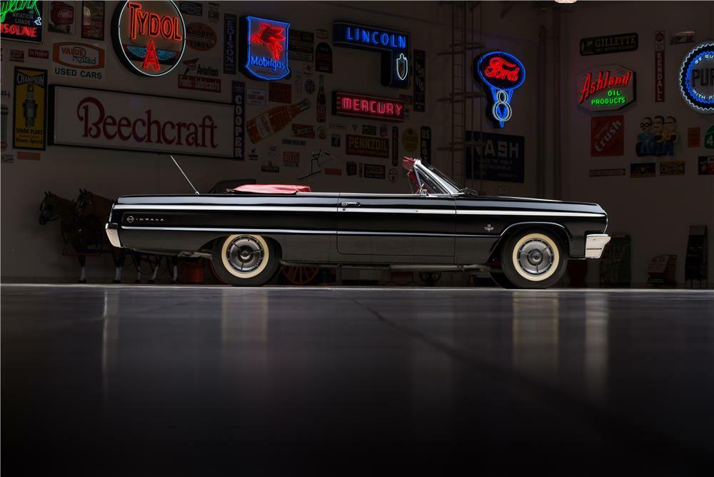 1964 CHEVROLET IMPALA SS 409 CONVERTIBLE - Side Profile - 178549