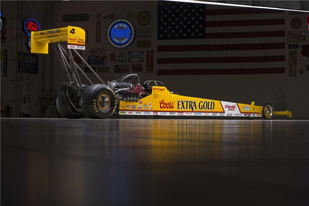 COORS EXTRA GOLD DARRELL GWYNN TOP FUEL  NEW IN BOX N.O.S DIE CAST 1 OF 3,500 