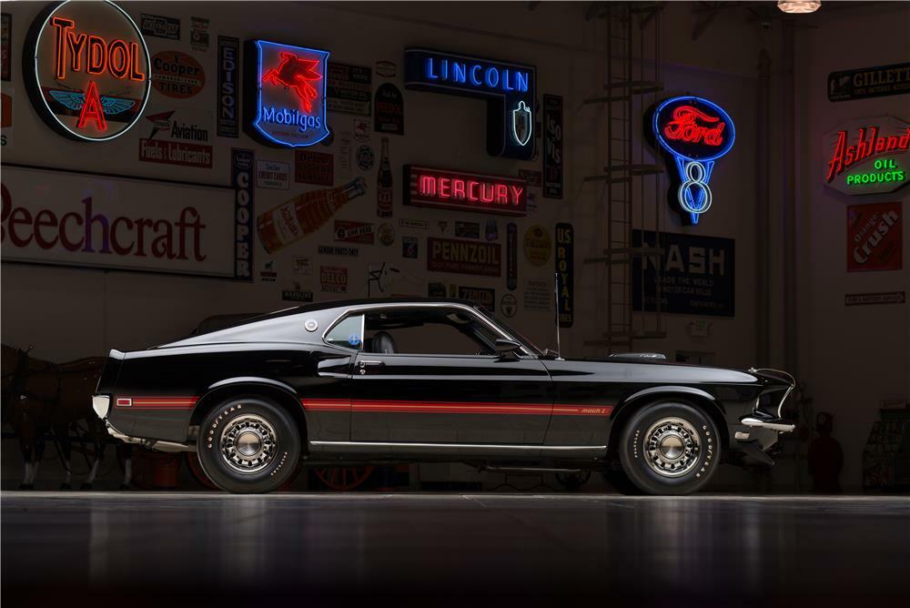 1969 FORD MUSTANG MACH 1 FASTBACK - Side Profile - 178581