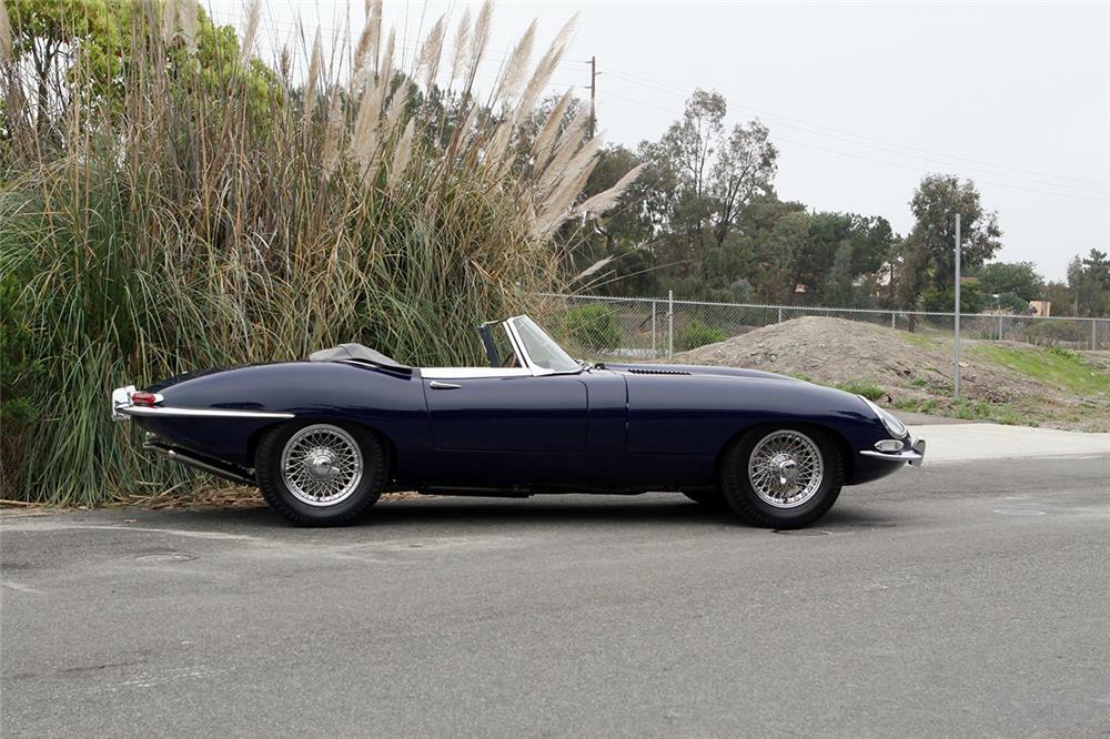 1961 JAGUAR XKE ROADSTER - Side Profile - 178684