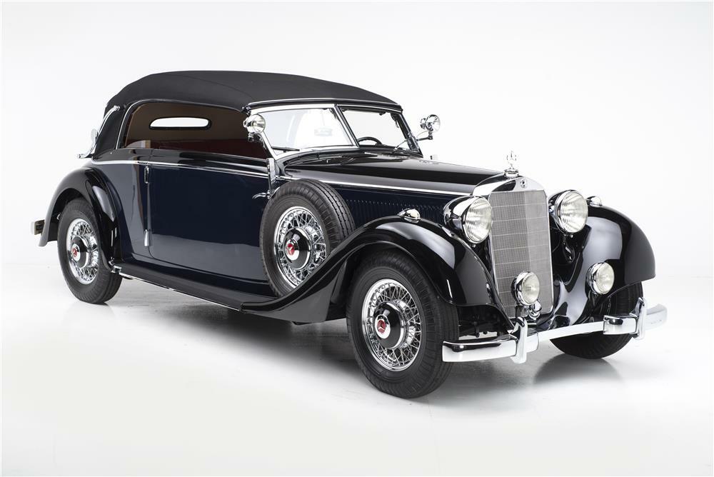 Miniature Spark 1/43 Mercedes Benz 320D Cabriolet 1937 - Bleue - Réf S1054