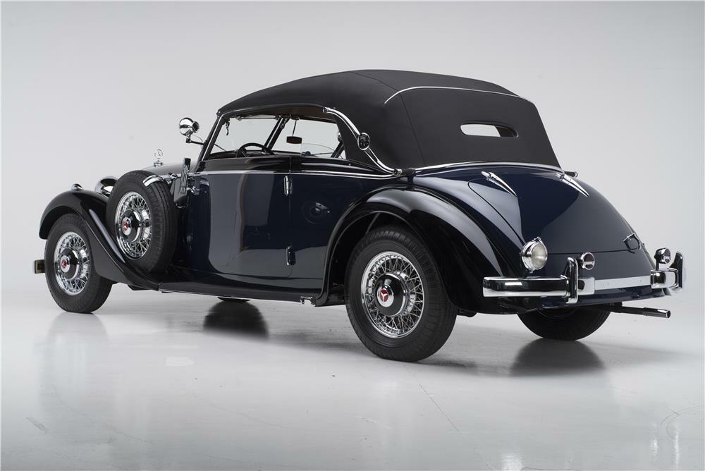 1937 MERCEDES-BENZ 320B CABRIOLET - Rear 3/4 - 178719
