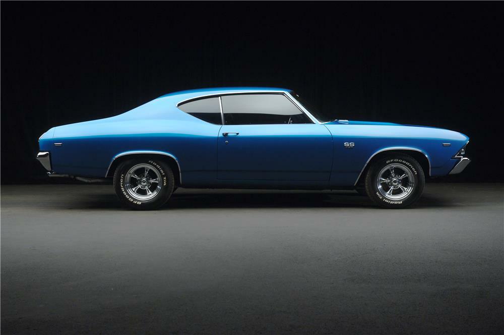 1969 CHEVROLET CHEVELLE SS - Side Profile - 180012