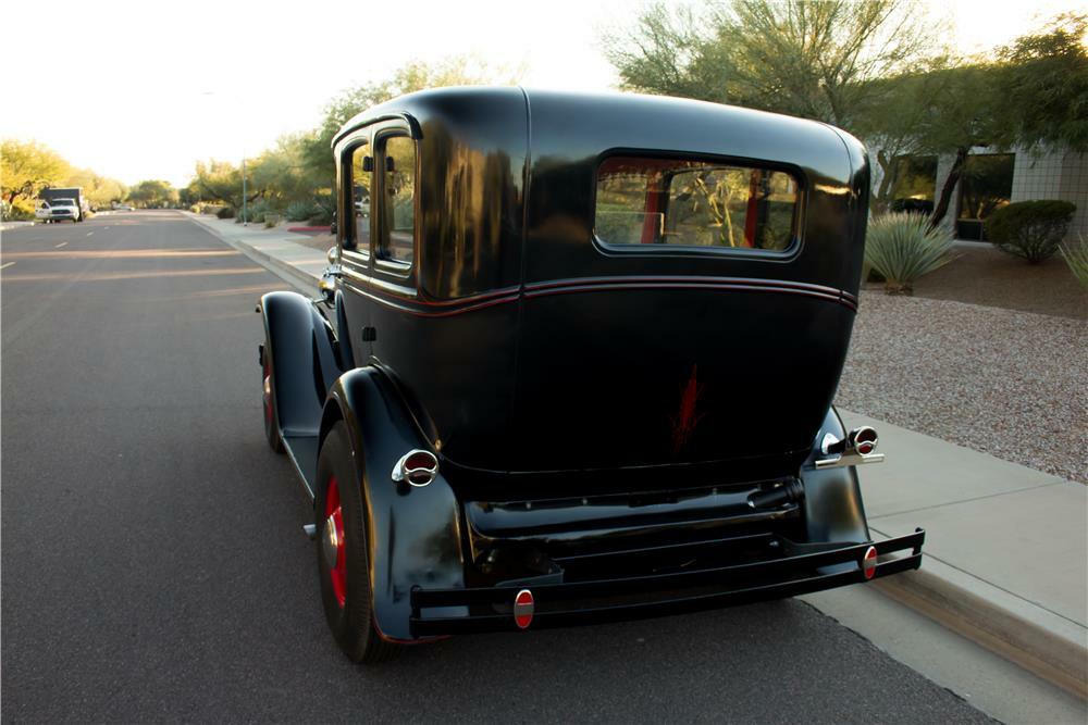 1931 FORD MODEL A CUSTOM 4 DOOR SEDAN - Rear 3/4 - 180030