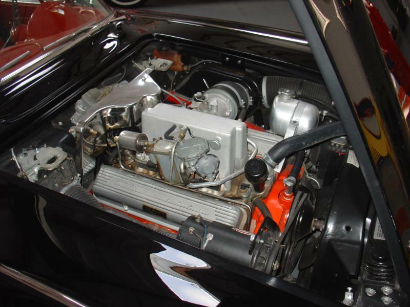 1962 CHEVROLET CORVETTE CONVERTIBLE - Engine - 180184