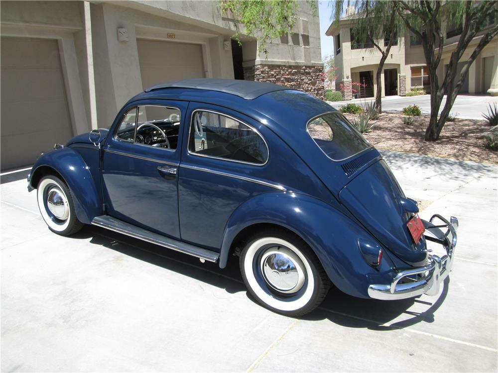 1960 VOLKSWAGEN BEETLE SUNROOF - Rear 3/4 - 180249
