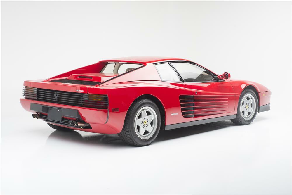 1988 FERRARI TESTAROSSA  - Rear 3/4 - 180378