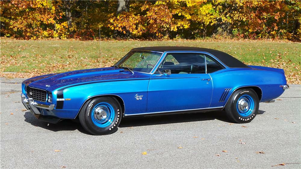 1969 CHEVROLET CAMARO RS/SS - Side Profile - 180425