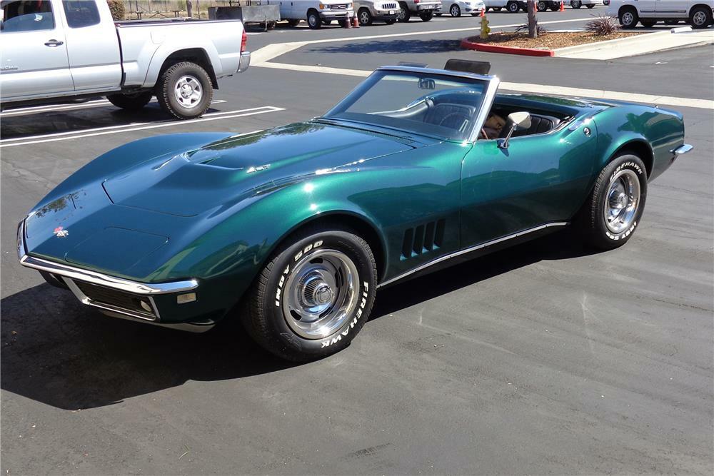 1968 CHEVROLET CORVETTE CONVERTIBLE - Front 3/4 - 180487