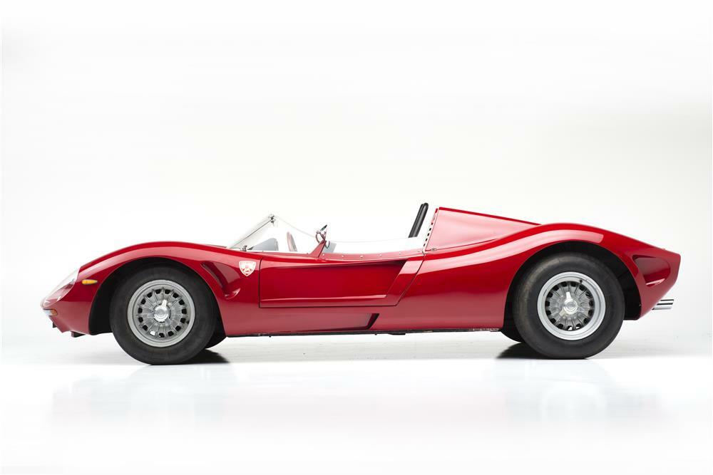 1965 BIZZARRINI P538 SPYDER BARCHETTA - Side Profile - 180540