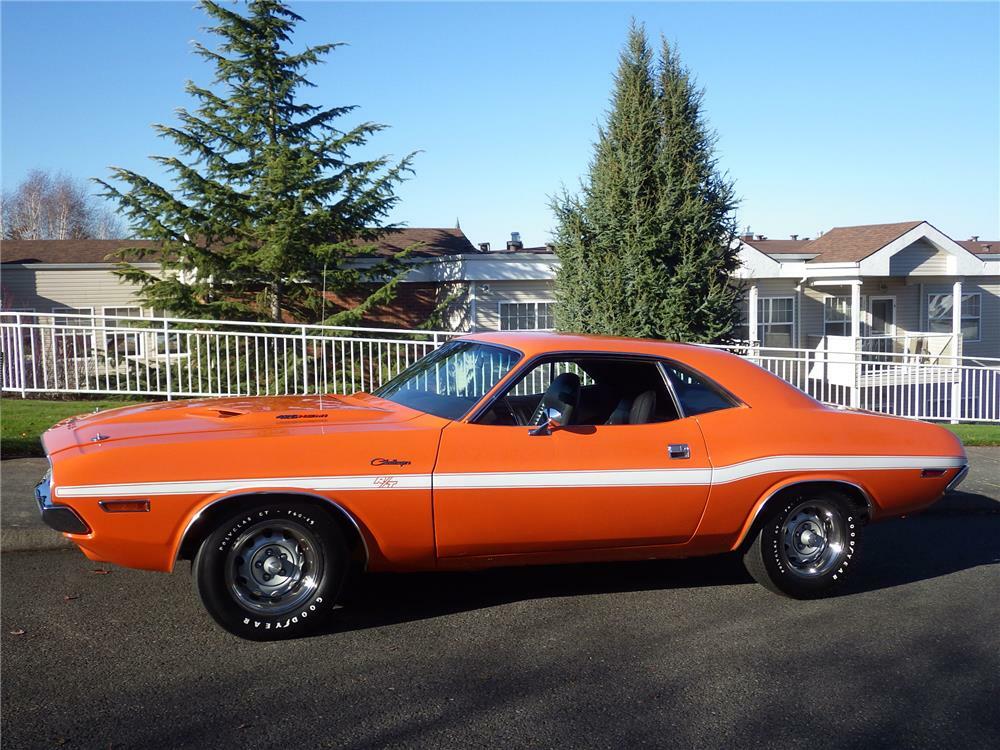 1970 DODGE HEMI CHALLENGER - Side Profile - 180579