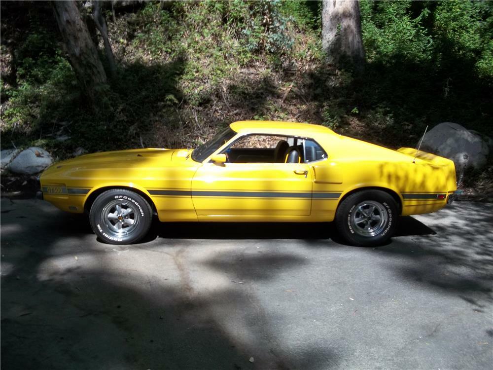 1969 FORD MUSTANG CUSTOM FASTBACK - Side Profile - 180677