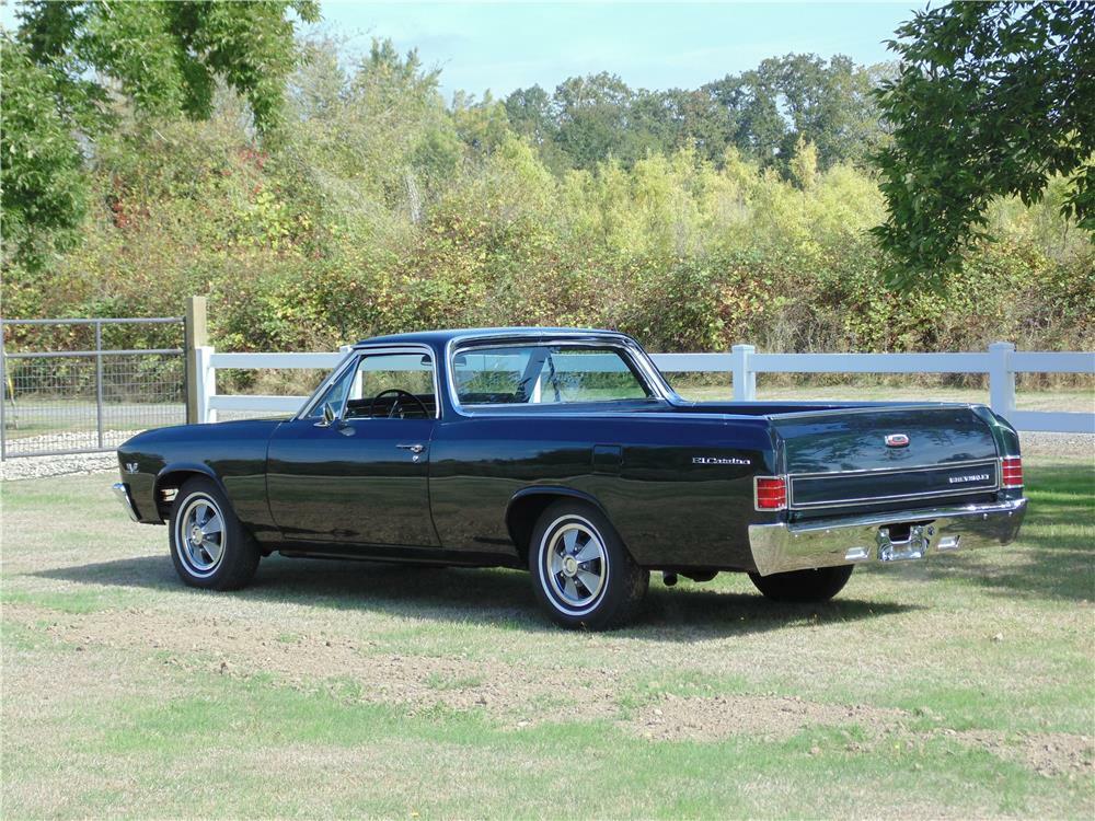 1967 CHEVROLET EL CAMINO SS PICKUP - Rear 3/4 - 180699