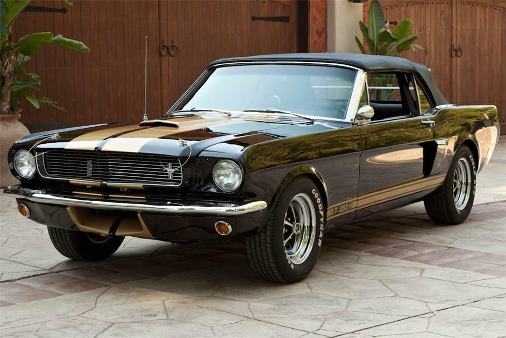 1966 FORD MUSTANG CUSTOM CONVERTIBLE - Front 3/4 - 180719