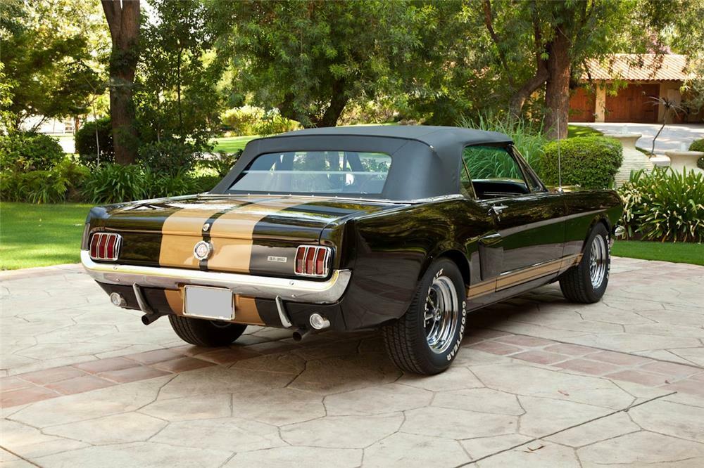 1966 FORD MUSTANG CUSTOM CONVERTIBLE - Rear 3/4 - 180719