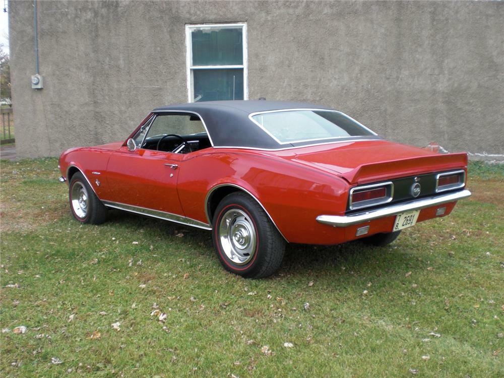 1967 CHEVROLET CAMARO CUSTOM - Rear 3/4 - 180733
