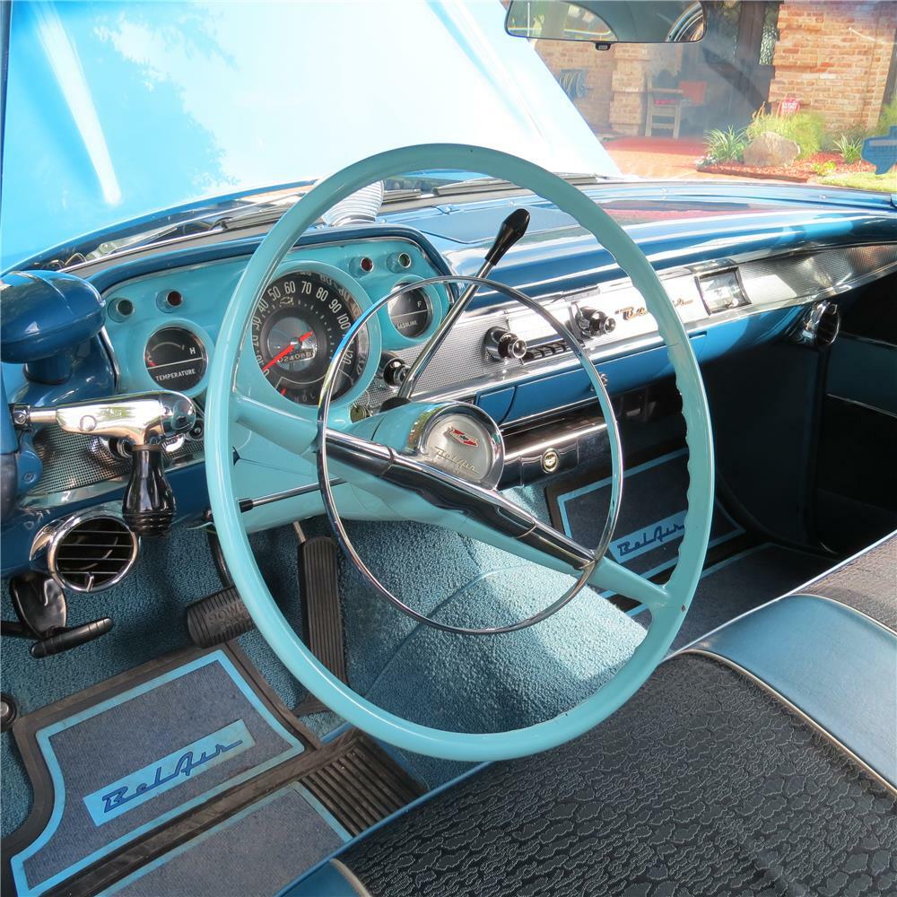 1957 CHEVROLET BEL AIR 4 DOOR HARDTOP - Interior - 180885