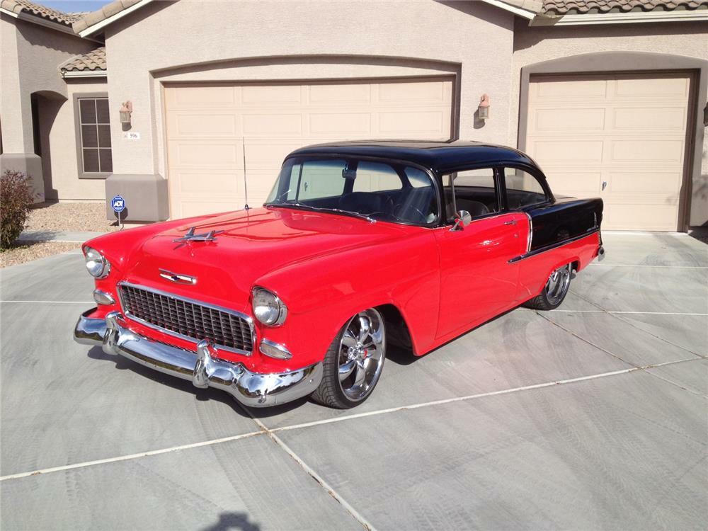 1955 CHEVROLET 150 CUSTOM - Front 3/4 - 180993
