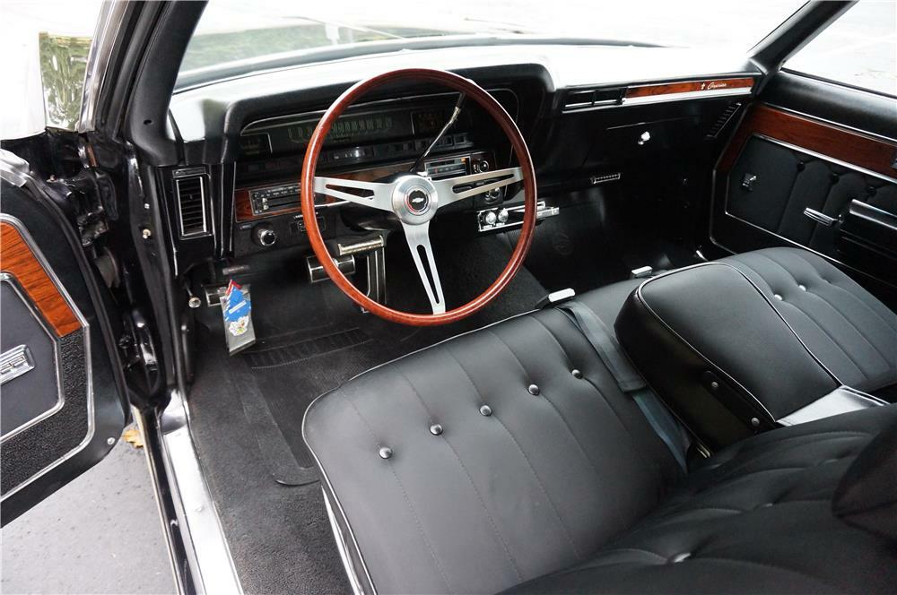 1969 CHEVROLET CAPRICE 2 DOOR HARDTOP - Interior - 180996