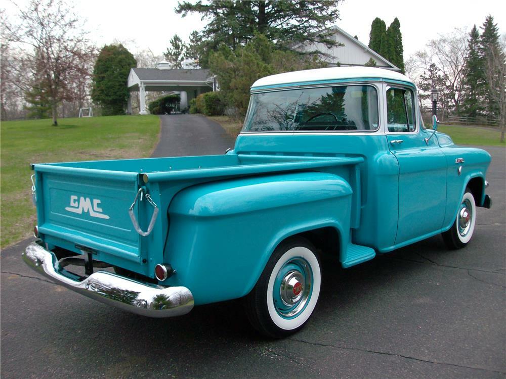 1957 GMC 100 PICKUP - Rear 3/4 - 181001