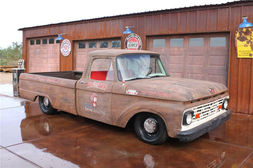 1964 FORD F-100 CUSTOM PICKUP - Front 3/4 - 181265