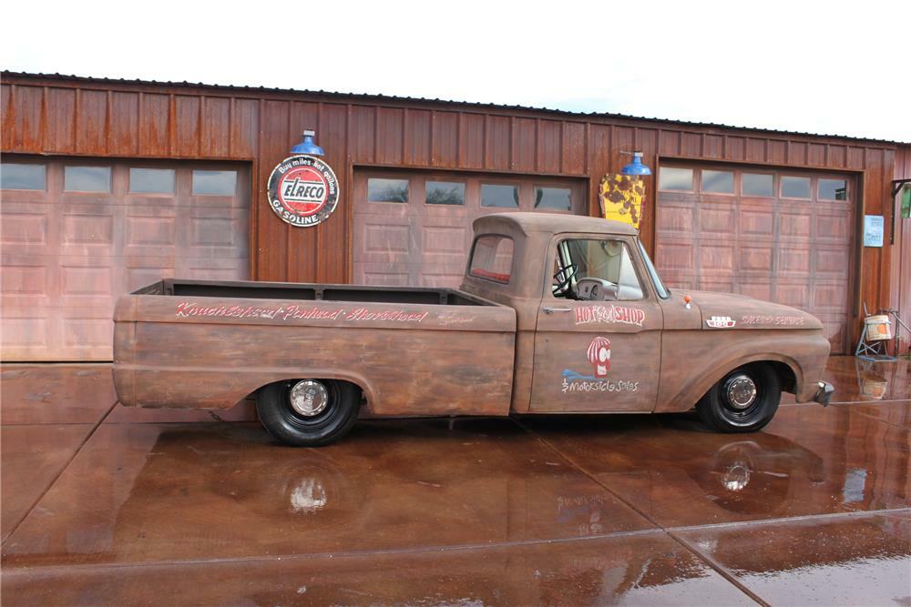 1964 FORD F-100 CUSTOM PICKUP - Side Profile - 181265