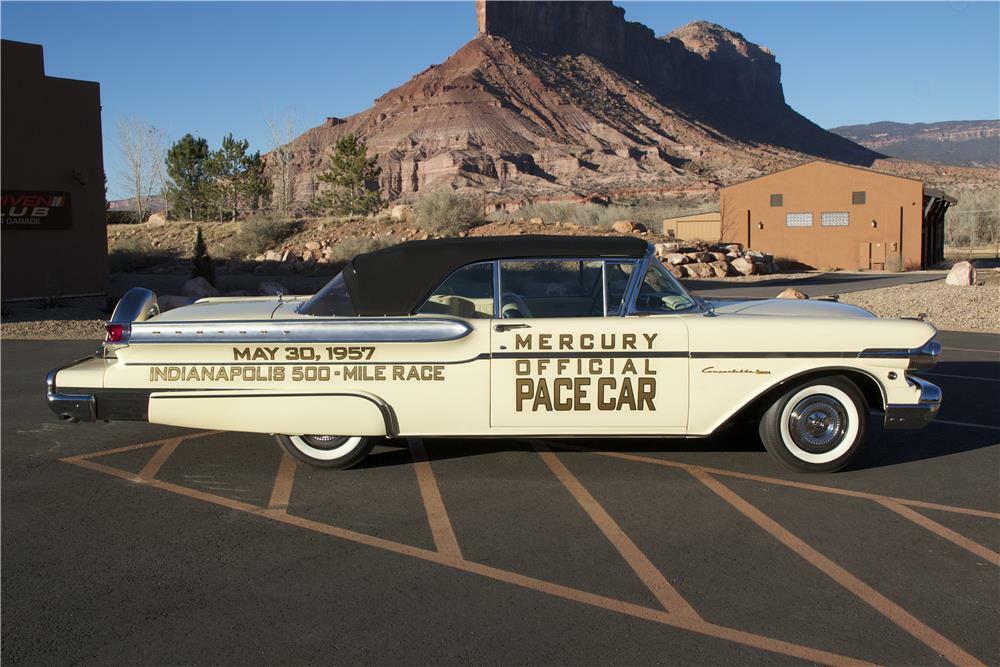1957 MERCURY TURNPIKE CRUISER 2 DOOR CONVERTIBLE - Side Profile - 181375