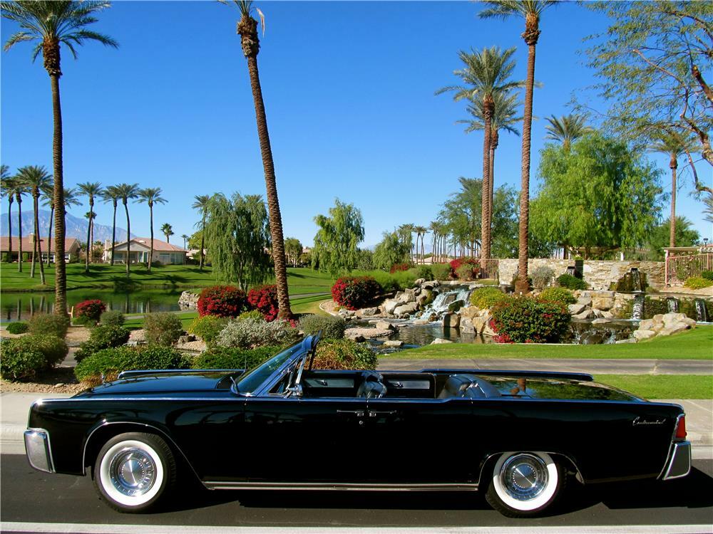 1963 LINCOLN CONTINENTAL 2 DOOR CONVERTIBLE - Side Profile - 181416